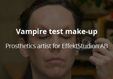 <h3>Vampire Make up</h3>Gelatine make up. Cast and application.